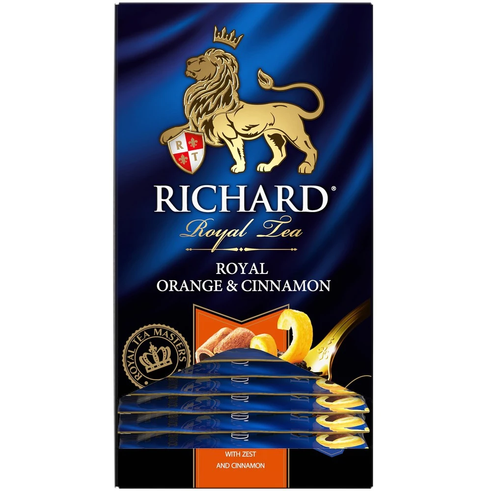 Чай Richard &quotRoyal Orange &amp Cinnamon&quot черный ароматизированный 25 сашет |