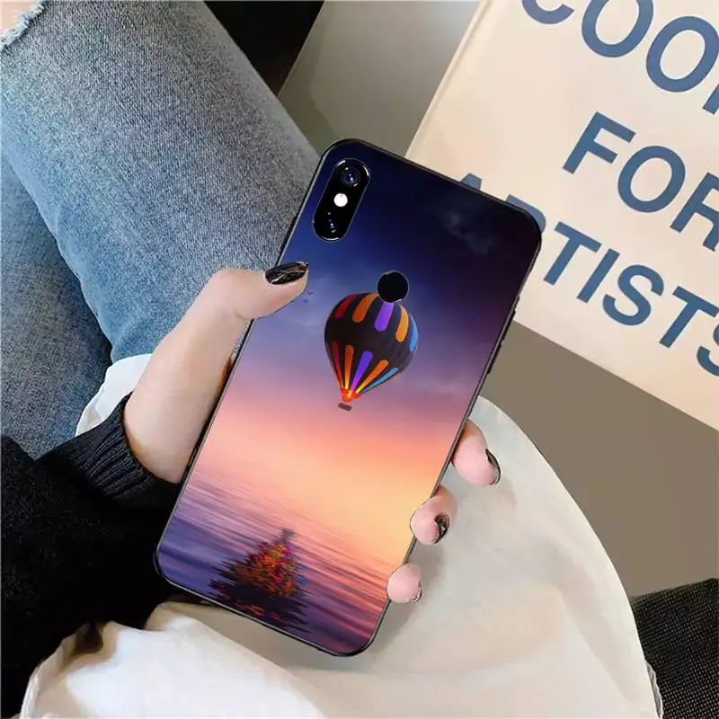 

hot air balloonworld lanscape Phone Case For Xiaomi Redmi note 7 8 9 t max3 s 10 pro lite coque funda shell cover