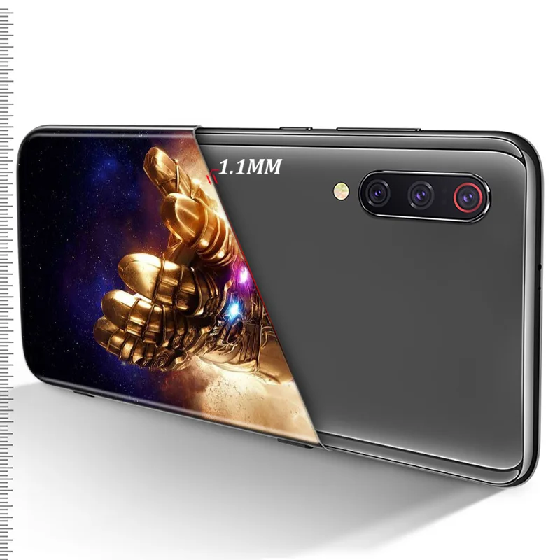 

Marvel Avengers Thanos For Xiaomi Mi 11 11i 10T Note 10 9T 9 SE 8 Lite Pro Ultra 5G Soft TPU Silicone Black Cover Phone Case