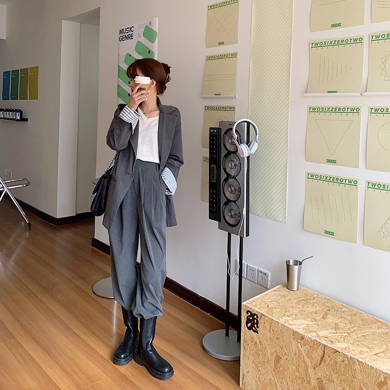 

New 2021 casual Leisure Female Jacke Single-breasted Women blazers coats wholesale