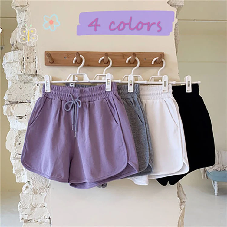 

Women's Thin Hot Short Pants Summer High Waist Loose Casual Shorts