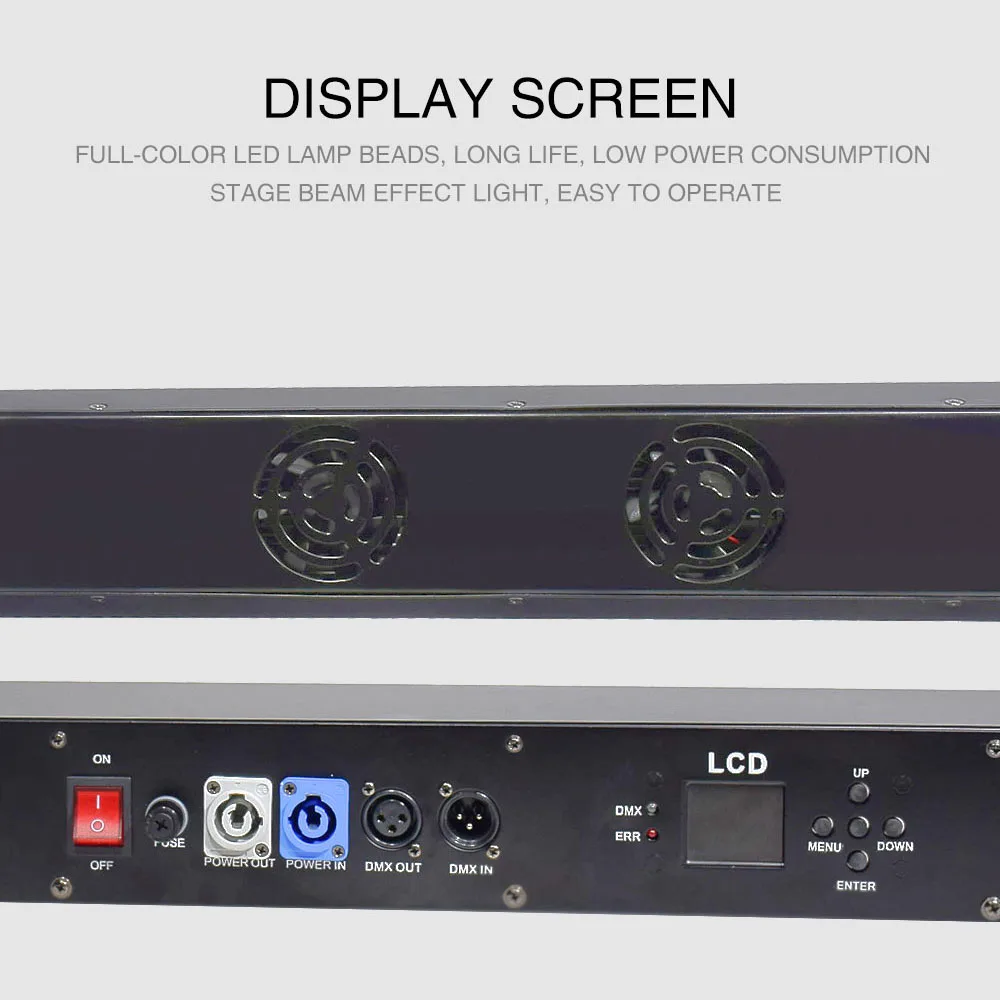 Светодиодный светильник с одинарным управлением движущейся головкой 10x40 Вт RGBW