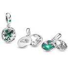 Зеленой глазурью парк динозавров кулон в форме оригинальный, соответственные Европейской Пандоре обаятельные браслеты для женщин с принтом 