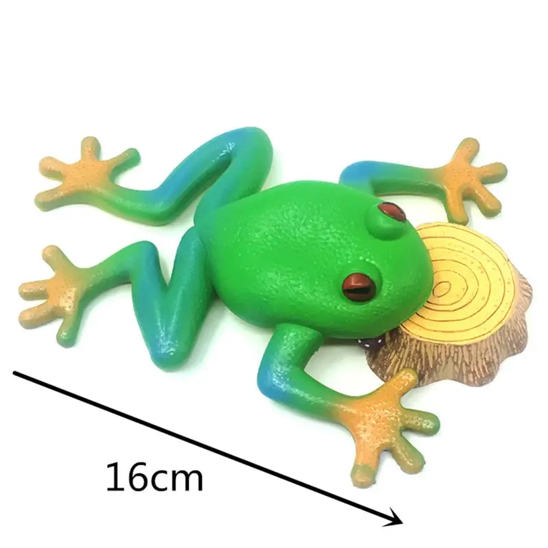 

Big Green Frog Antistress Ball Play Joke Gag Toy Soft Rubber Frog