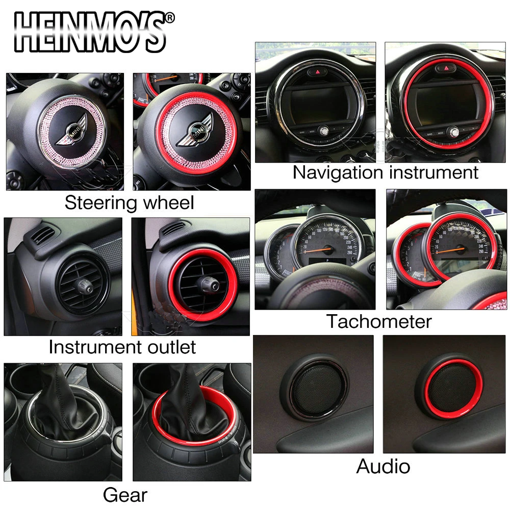 Аксессуары для MINI Cooper F56 F55 отделка интерьера Обложка стильные автомобильные