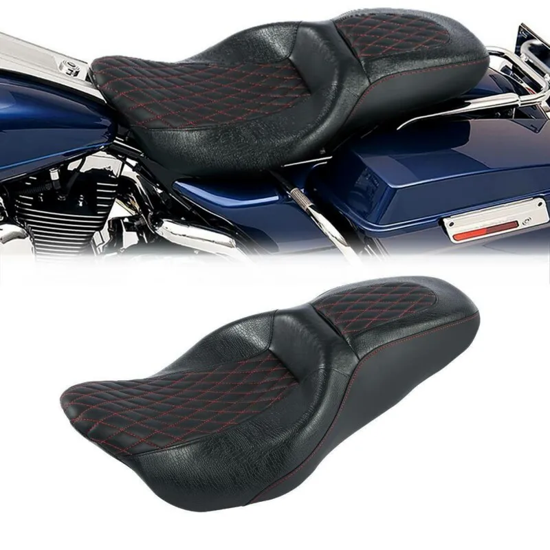Сиденье для водителя мотоцикла или пассажира Harley Touring Street Electra Glide 2009 2020 5 цветов