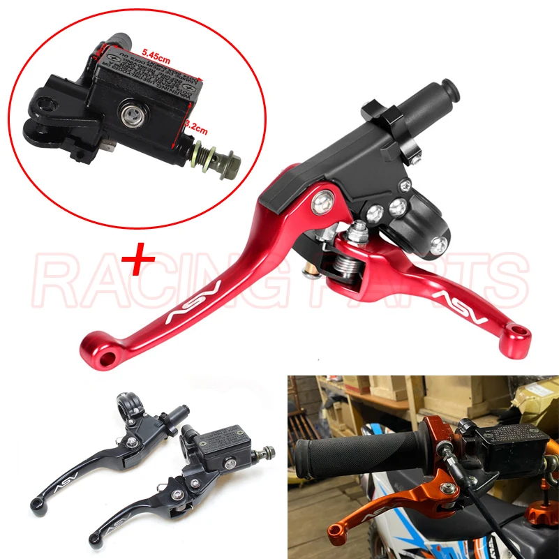 Гоночная часть ASV логотип CNC складной рычаг тормоза рычага сцепления с передним