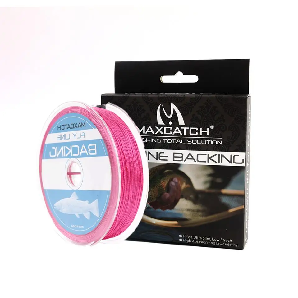 Maximumcatch 20/30LB Плетеный опорная линия 50/100/300 ярд разноцветные Цвет Fly леска - Цвет: Pink