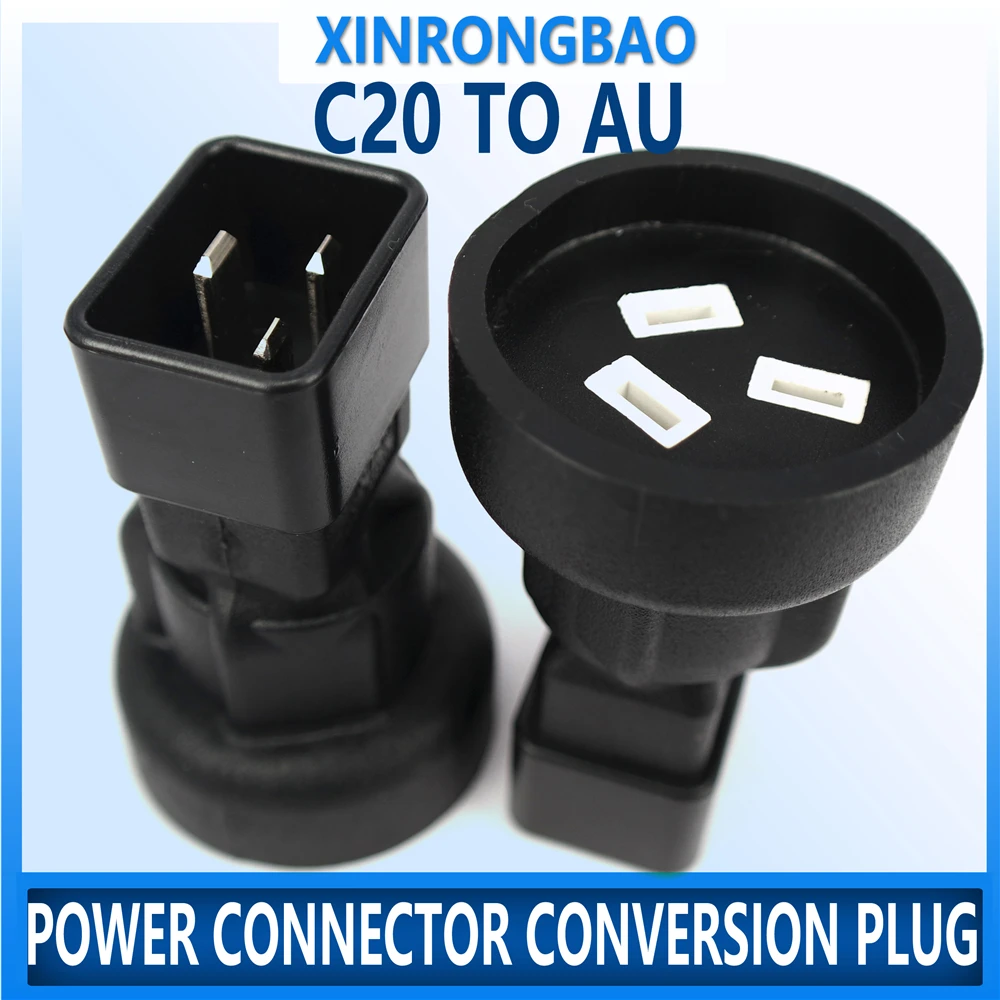 Адаптер питания IEC320 C20-SAA IEC 320 C20 для SAA, 3-контактный, с фосфорной бронзовой вилкой