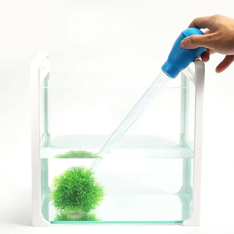 Ручной Мини всасывающий трубчатый насос для аквариума сифон инструменты очистки