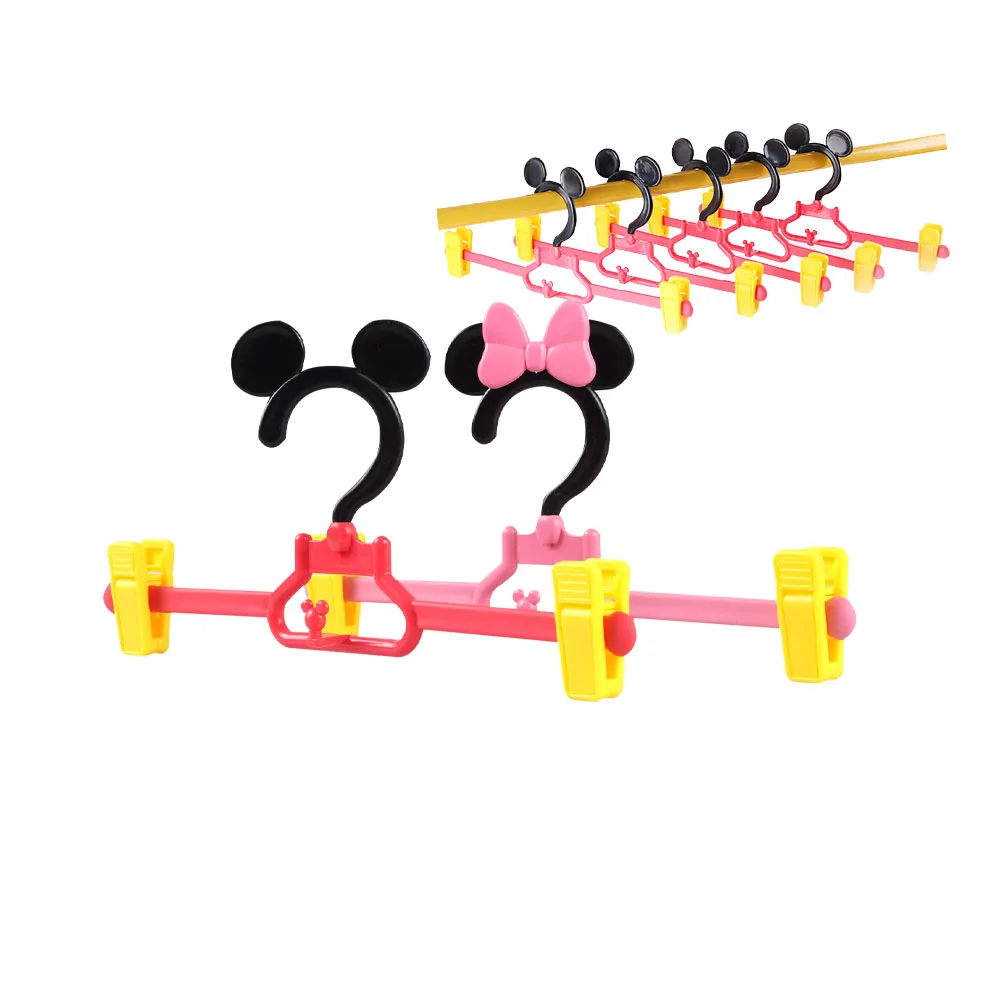 

Plastic CHILDREN'S Hanger Infant Baby Clothespin Kids Newborns Clothes Hanger Children Hanger Pant Rack Household