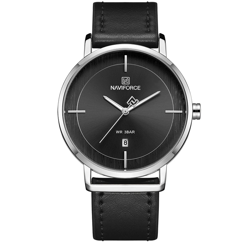 NAVIFORCE часы мужские модные деловые повседневные водонепроницаемые кварцевые