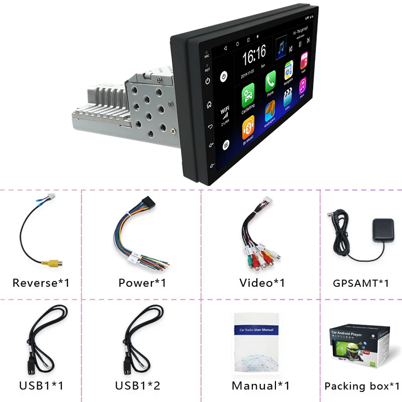 

JMANCE 1DIN FM 7- Android 9,1 1080P