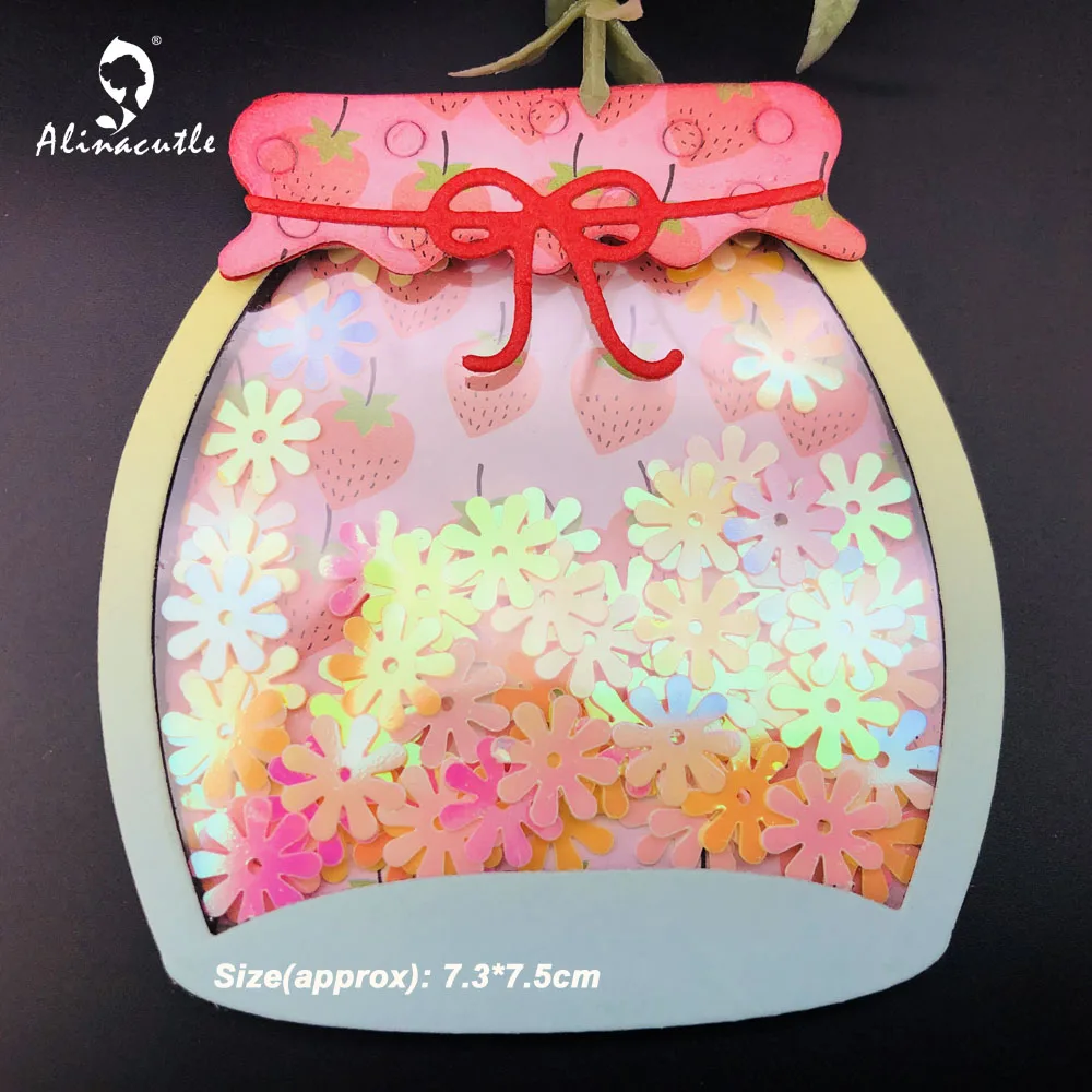 Штампы для резки металла Alinacutle банка молока меда конфет скрапбукинга бумаги