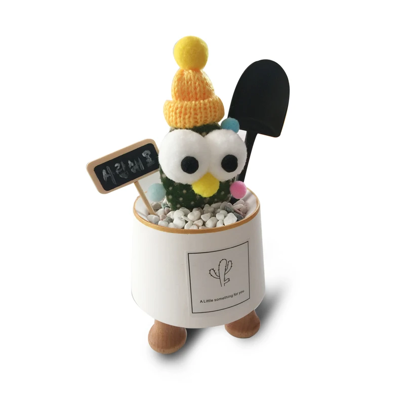 Горшок для кактуса формы плантатора форма бетона пресс цветочных горшков