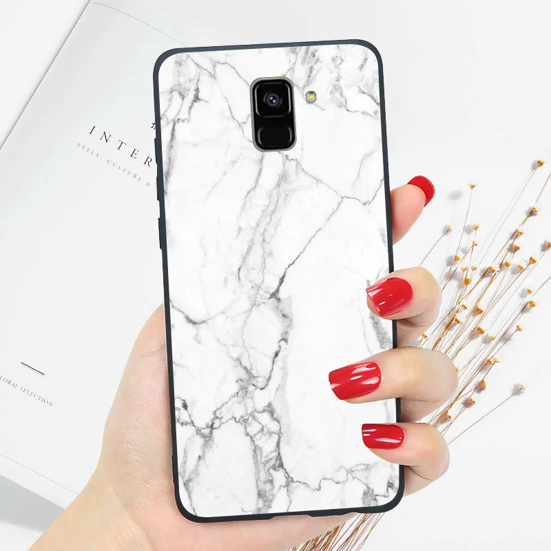 oo25 Мягкий для samsung J6 плюс чехол Глянцевая блестящая для samsung Galaxy J4 Plus J3 J5 J7 чехол Coque - Цвет: oo25