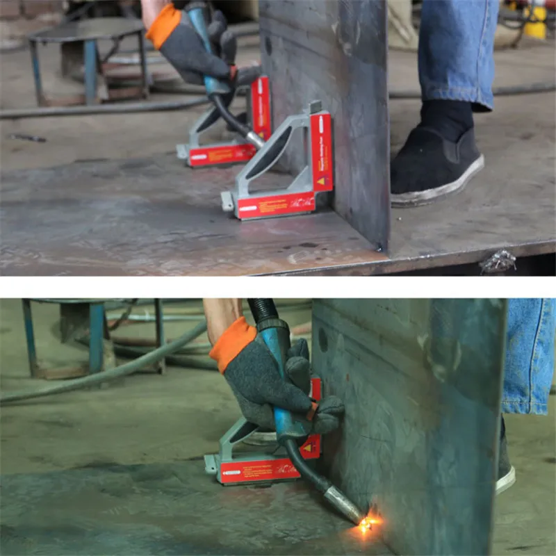 Магнитный сварочный зажим с двойным переключателем 90 градусов мощный магнитный