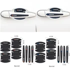 8 шт., автомобильные наклейки из углеродного волокна на дверную ручку для Lexus RX LX GX IS NX UX LS GS ES RC LC CT200h RX300 RX330 RX350 RX270