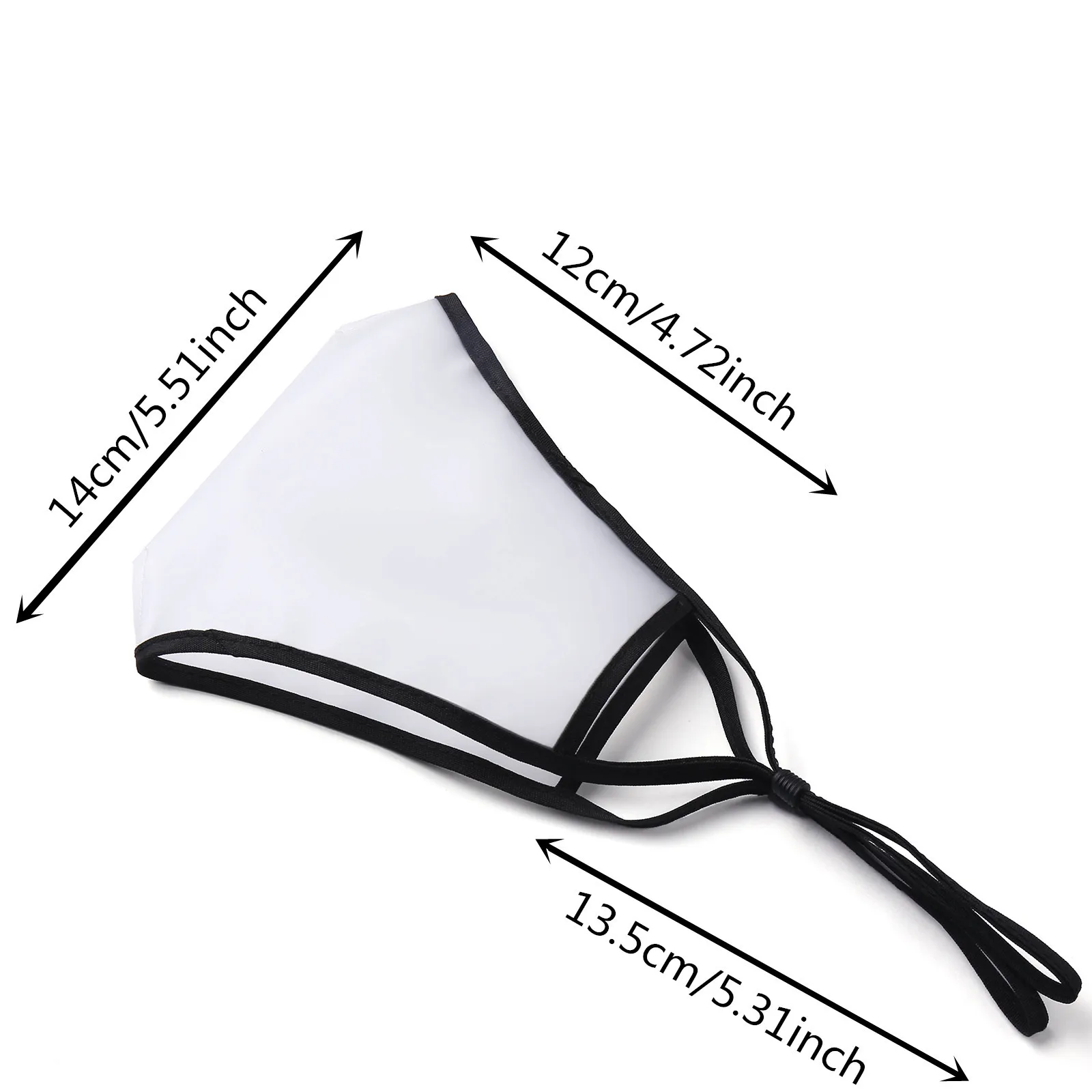 Прозрачная маска с эффектом потертости для губ взрослых и мужчин многоразовые