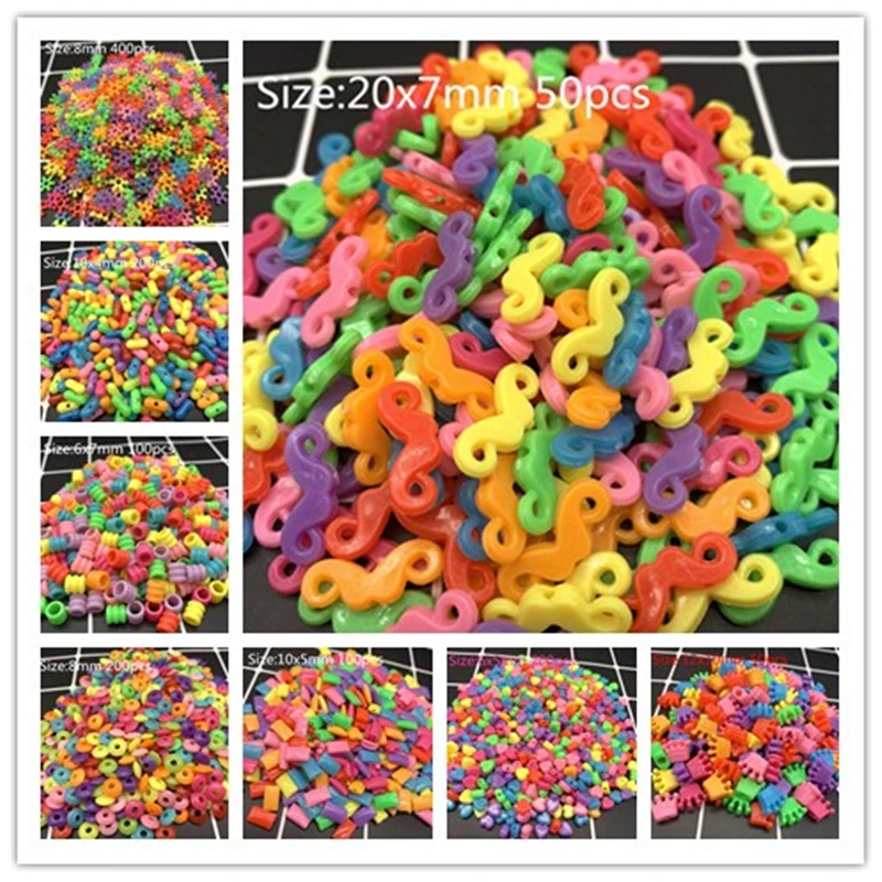 Цветные акриловые бусины серьги аксессуары для ожерелья изготовления ювелирных