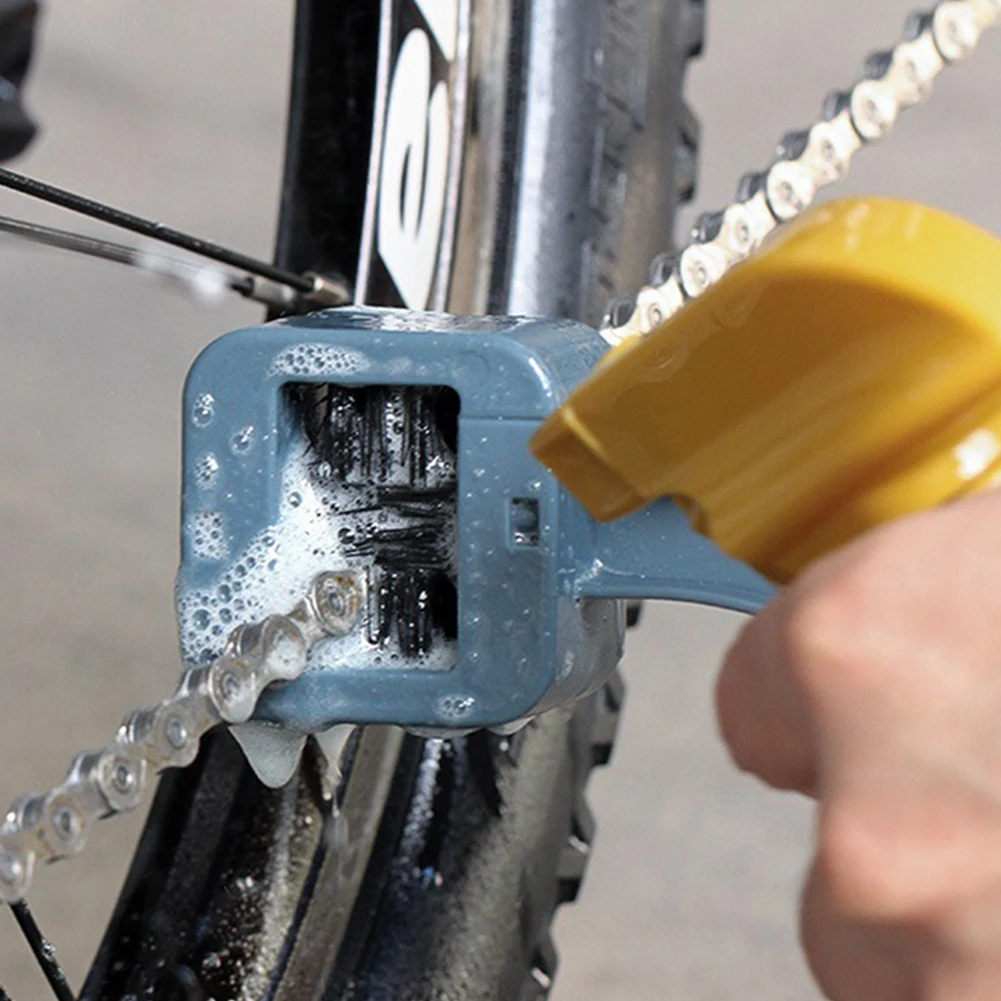 

3pcs Bicycle Chain Cleaner Brushes MTB Mountain Bike Machine Brushes Scrubber Washer Tools Cycling Riding Cleaning Maintenance