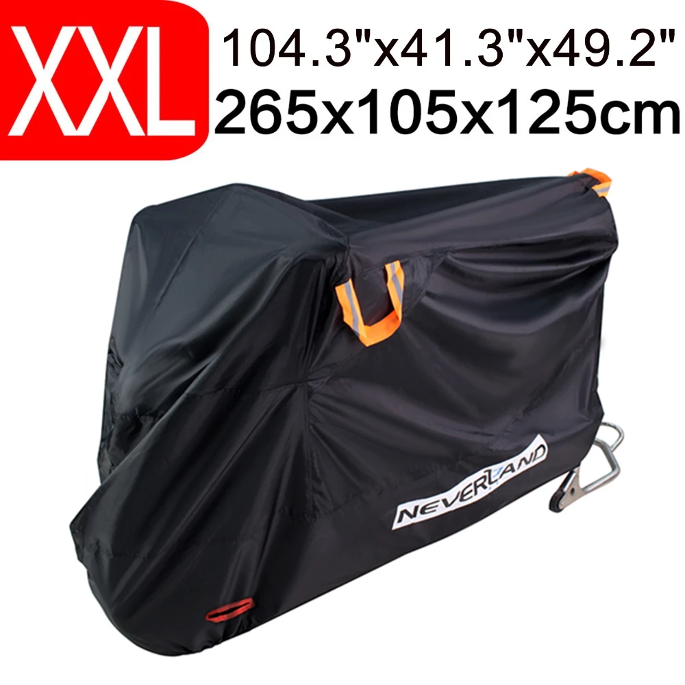 265x105x125 XXL 210D водонепроницаемые защитные мотоциклетные Чехлы для универсальных