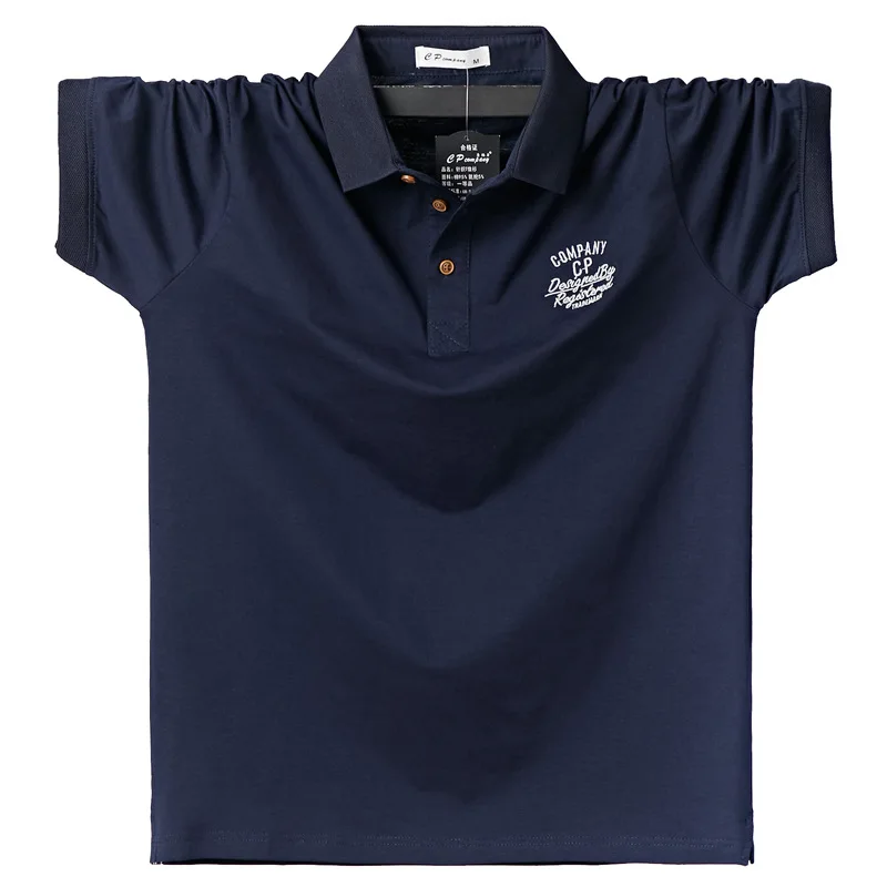 Лето 2020 Мужская футболка поло из чистого хлопка мужская деловая повседневная