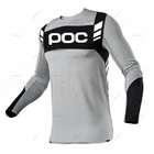Мужская футболка для велоспорта TEAM POC 2021, горнолыжная футболка, гоночная Спортивная велосипедная футболка, командная велосипедная футболка