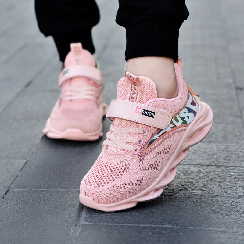 Kids Sport Shoes Breathable Running Sneakers Tenis Infantil Basket Flat Girls Chaussure Enfant Spring Autumn Children Shoes