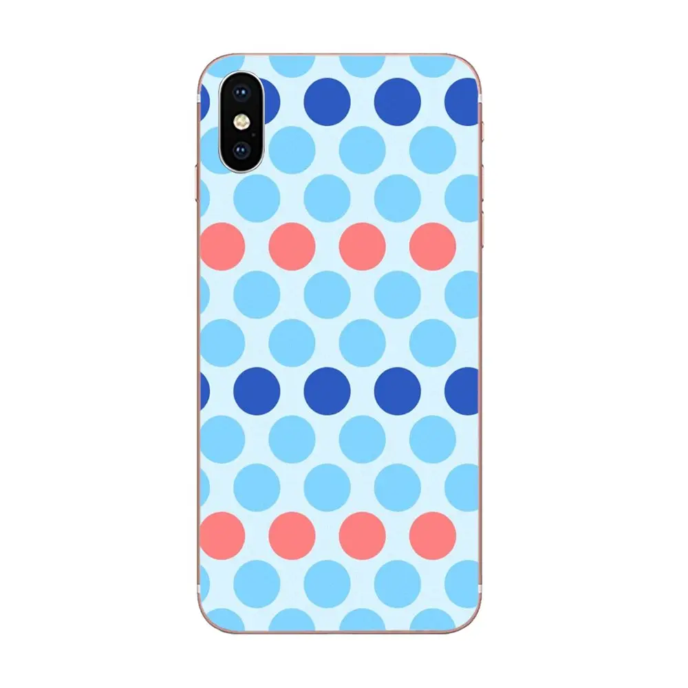 Мягкий чехол для телефона из ТПУ в ретро-стиле горошек huawei P7 P8 P9 P10 P20 P30 Lite Mini Plus Pro Y9