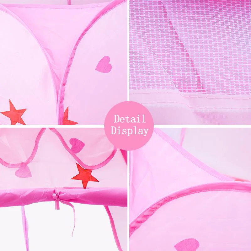 Children's Playpen Portable Fencing for Children Baby Playpen Fence Kids Foldable Play Tent Girl Princess Castle Boys Ball Pool
