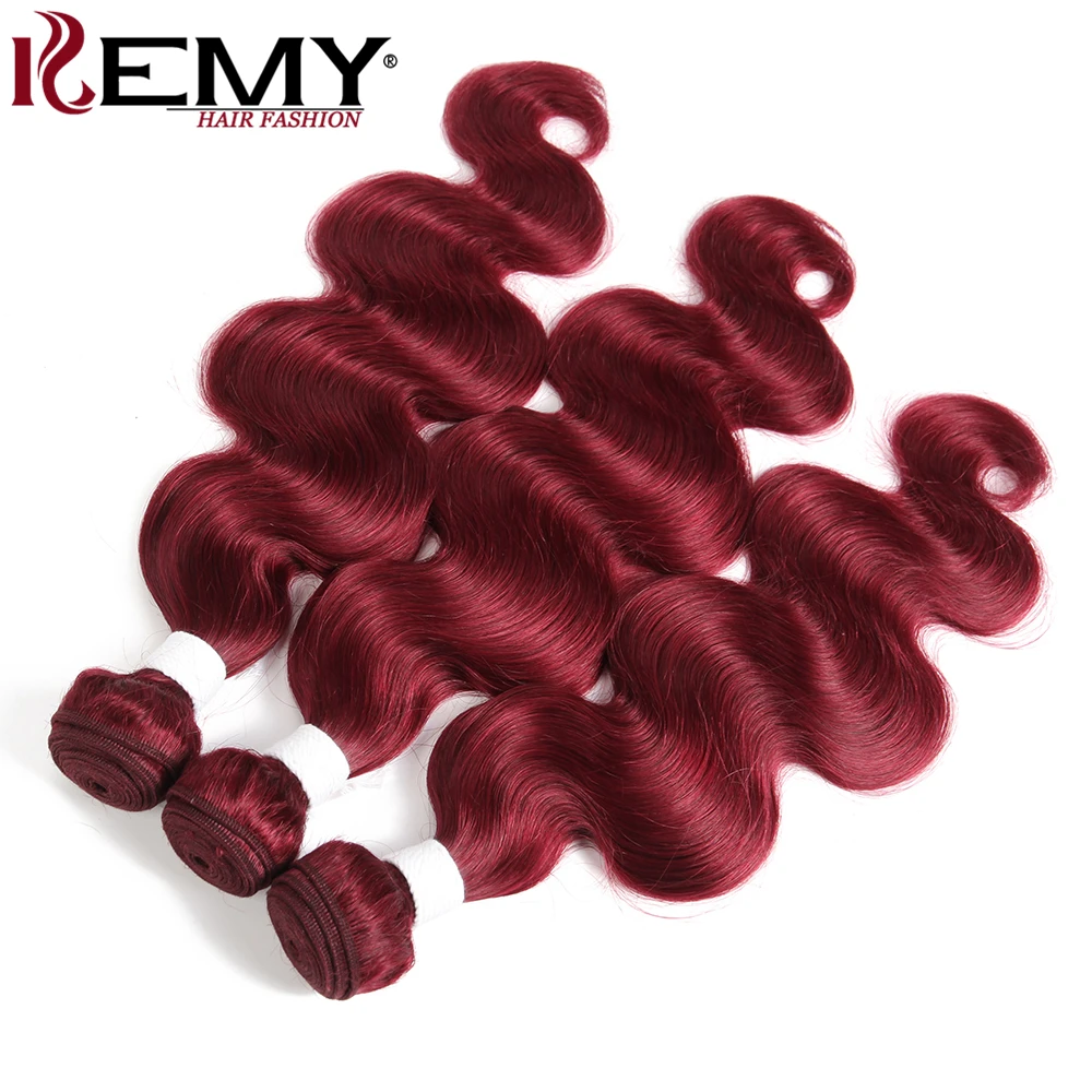 Средне-коричневые объемные волнистые натуральные кудрявые пучки волос KEMY волосы бразильские человеческие волосы для наращивания 3/4 шт не Реми волосы пряди