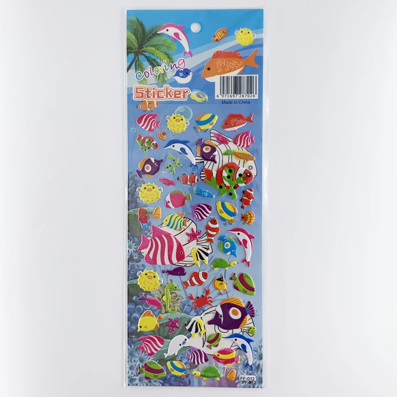 4 листа морской рыбы Китовая акула Скрапбукинг чемодан для ноутбука пузырчатые