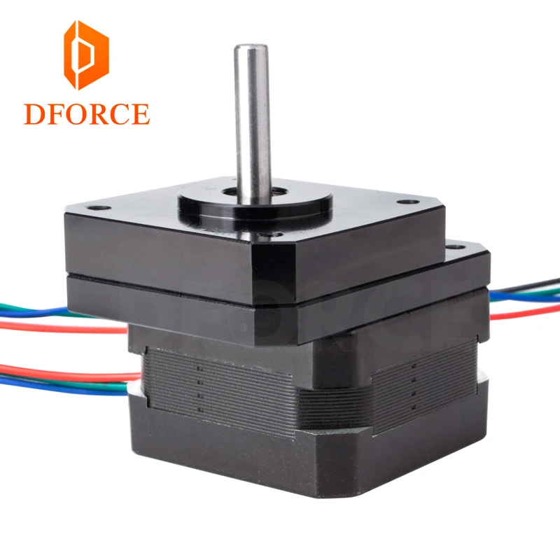 Шаговый электродвигатель DFORCE Nema 17 передаточный и шаговый двигатель 3:1 замедление