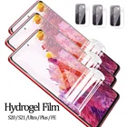 s20 plus cмартфоны samsung s21 ultra гидрогелевая пленка samsung s20 fe 5g защитная пленка для экрана galaxy note 20 ultra s 2 1 hydrogel film samusng s20fe не стекло чехол samsung s20