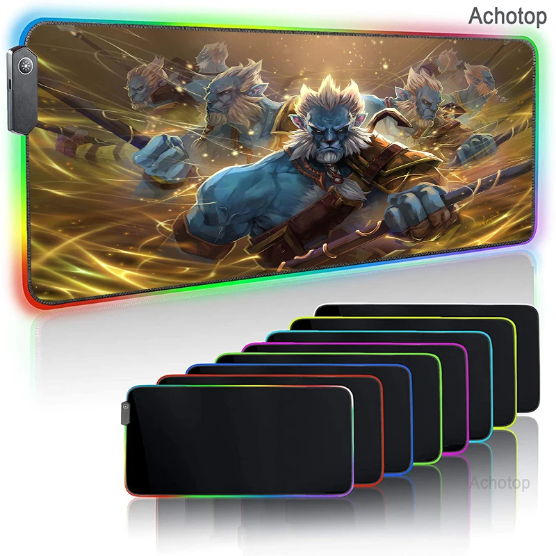 

Dota 2 RGB Large Gaming Mousepad LED Backlit Carpet Big size Mause Pad Game Keyboard Mouse Pad Gamer Desk mat Computer Mice Mat.