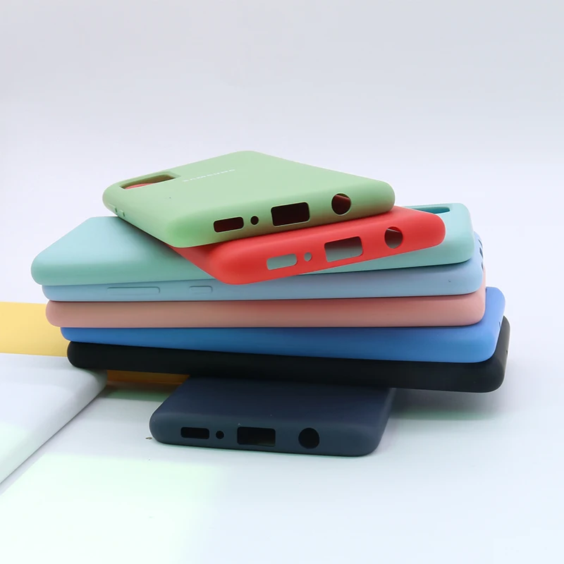 Чехол для Samsung Galaxy A51 Ультратонкий силиконовый чехол из жидкого ТПУ телефона A71 SM