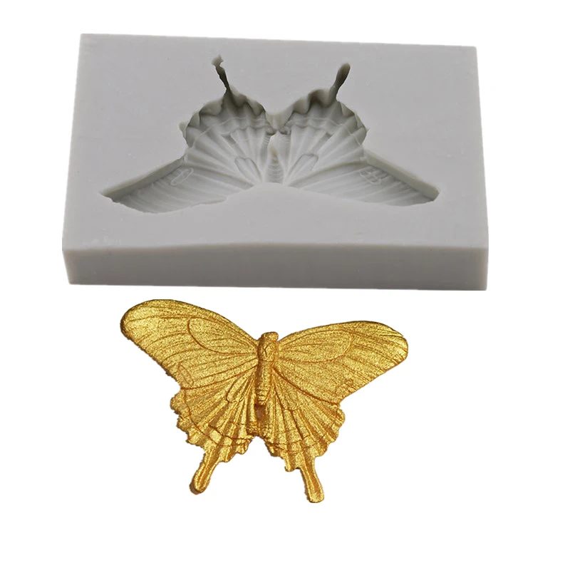 3D Butterfly Silicone cake mold fondant decorating tools chocolate gumpaste baking 998269 | Дом и сад
