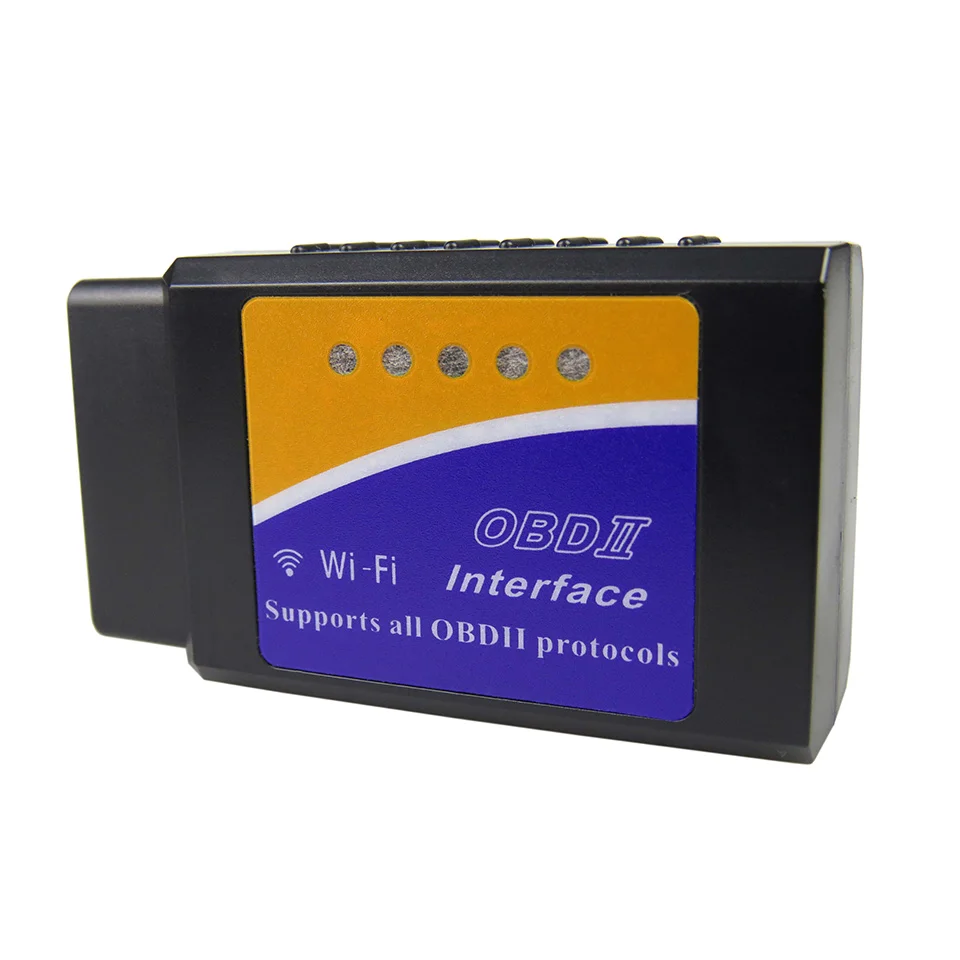 Мини ELM327 WiFi V1.5 OBD2 OBDII без чипа PIC18F25K80 ELM 327 Wi Fi V 1 5 Obd 2 сканер кодов для iOS и
