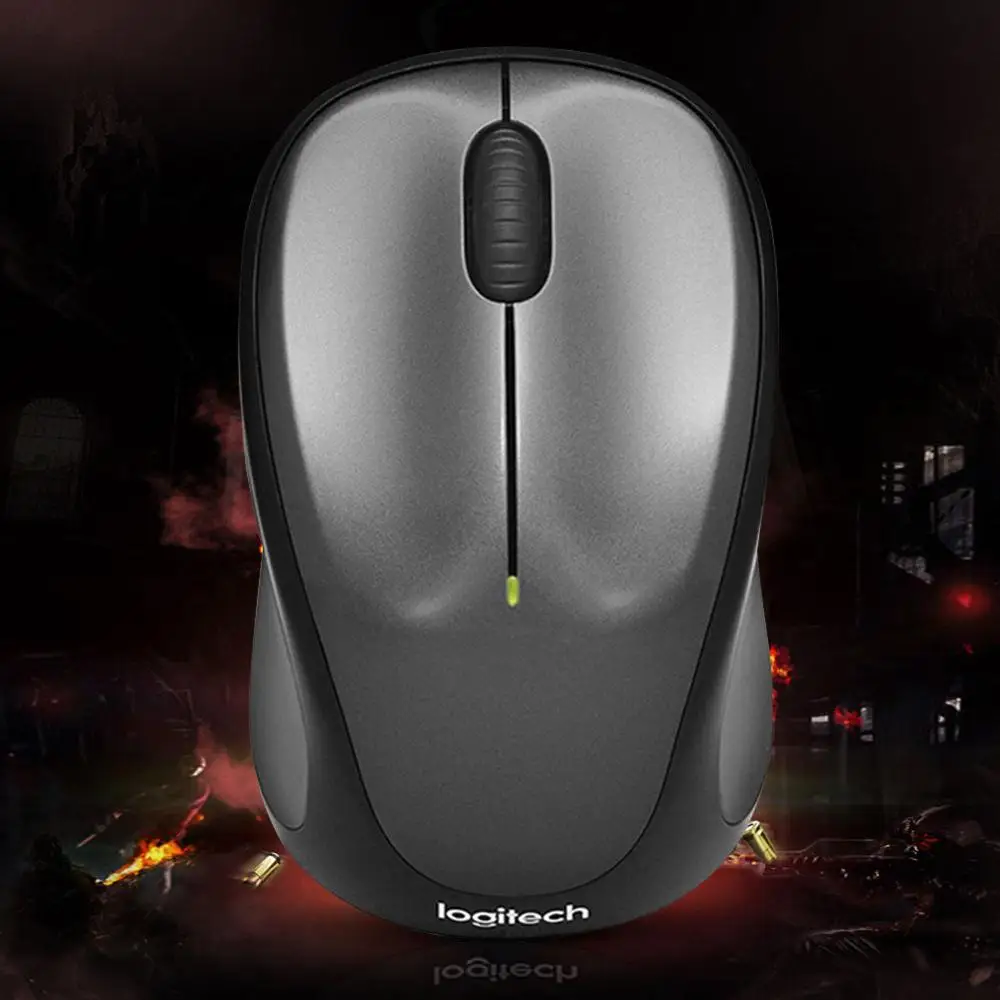 Мышь Logitech M235 Беспроводная оптическая 1000 DPI 2 4 ГГц 3 кнопки | Компьютеры и офис
