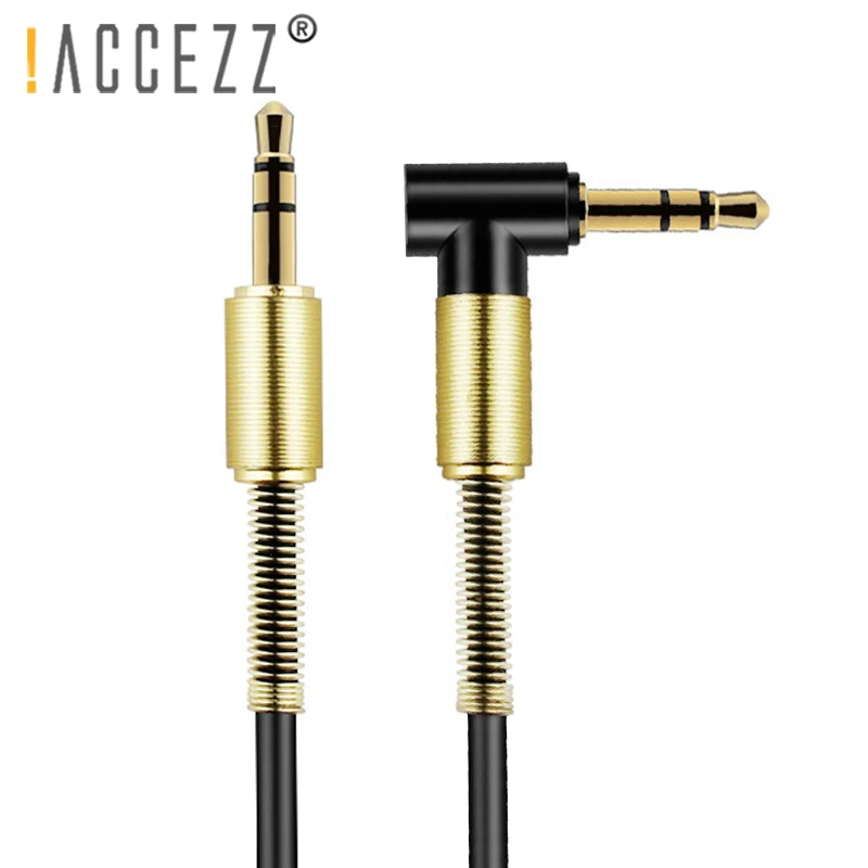 

!ACCEZZ Aux Cable Jack 3.5mm Audio Cable Male to Male Line Headphone Speaker Car For iphone Xiaomi Redmi5 Plus Aux Splitter Cord