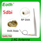 1 антенна EOTH, 2 шт., 2,4 ГГц, 5 дБи, sma, wlan, Wi-Fi, 2,4 ГГц