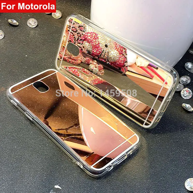 Мягкий зеркальный чехол для Motorola Moto G5 G6 Plus G4 Play E5 из ТПУ телефона s |