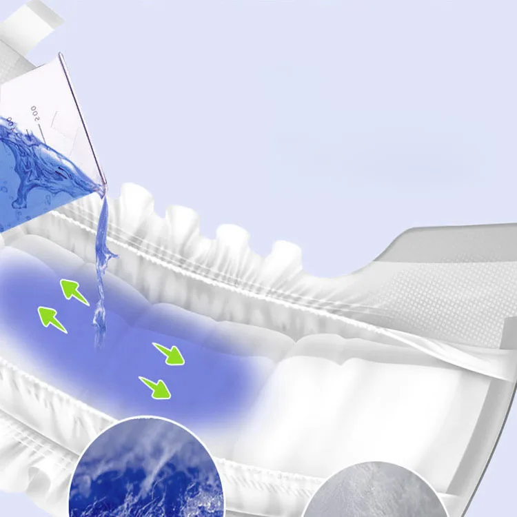 Подгузник унисекс для взрослых одноразовый недержание мочи с регулируемыми