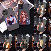hope mikaelson phone case for iphone 13 12 11 mini pro xr xs max 7 8 plus x matte transparent back cover