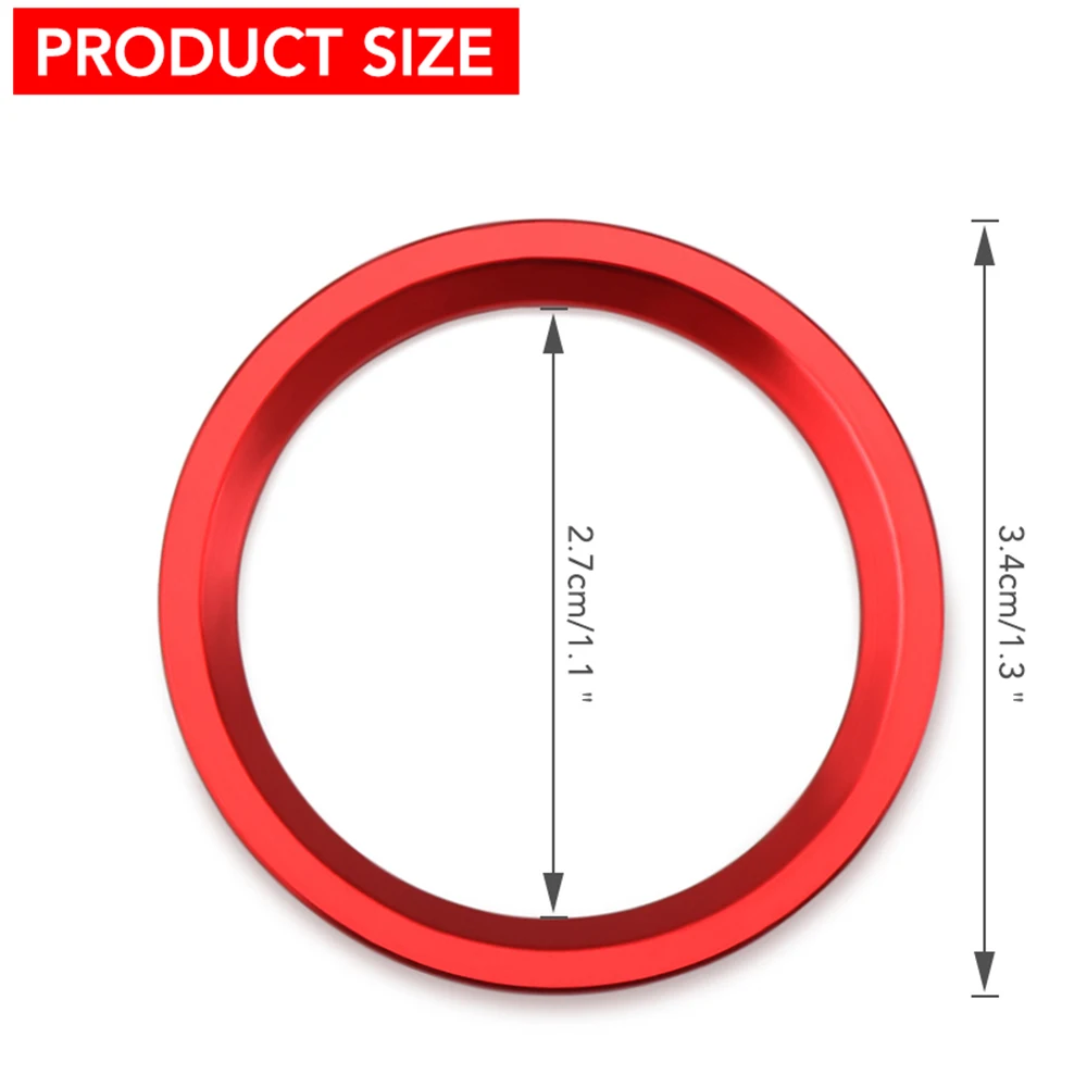 Стикер для стайлинга автомобиля аксессуары кольцо кнопка запуска и остановки