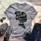 Женская футболка с коротким рукавом, с принтом Бог внутри нее