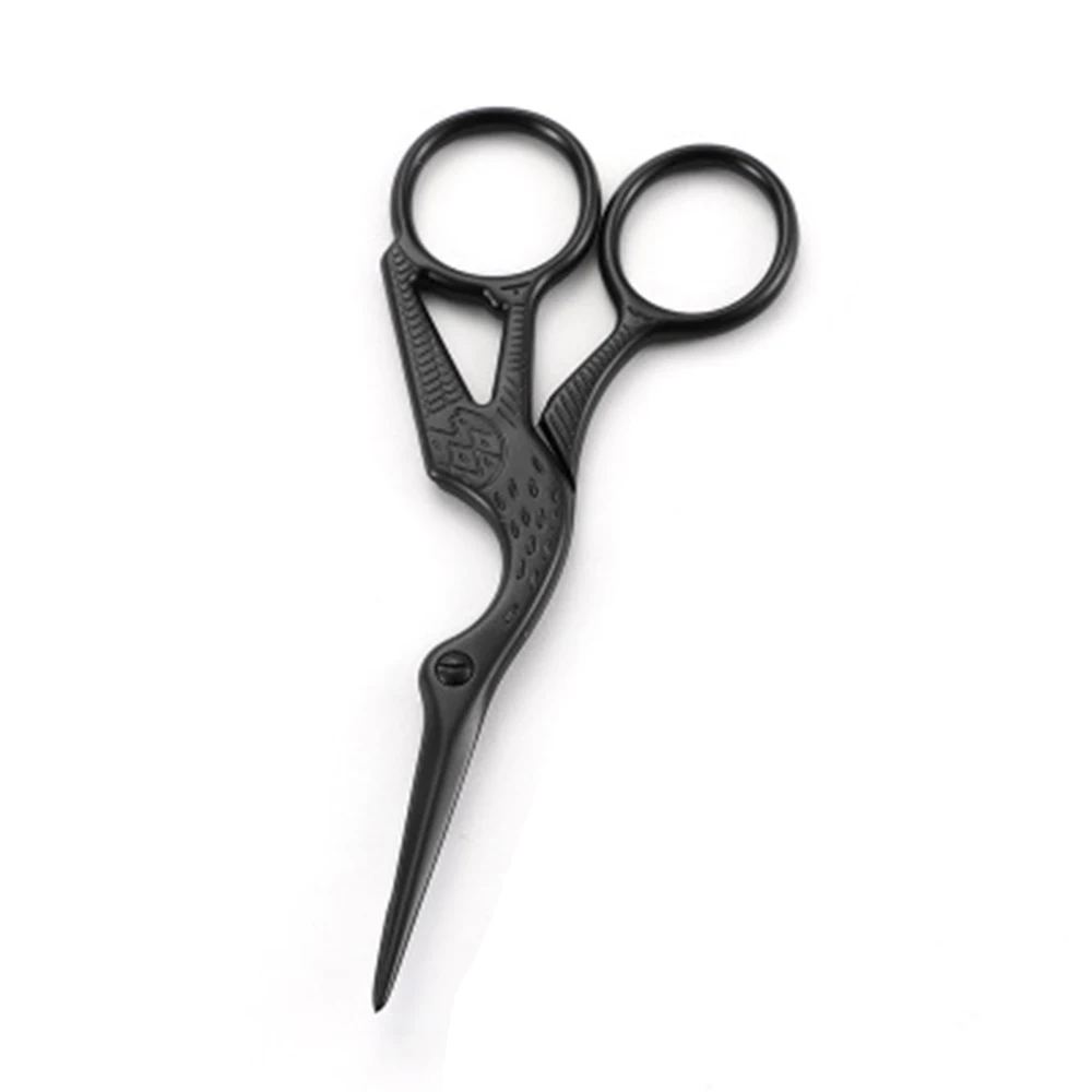 

Black Professional Stainless Steel Eyelash Clipper Curved Head Eyebrow Scissors Eyelash Clipper Eyebrow Tweezer Makeup Tools