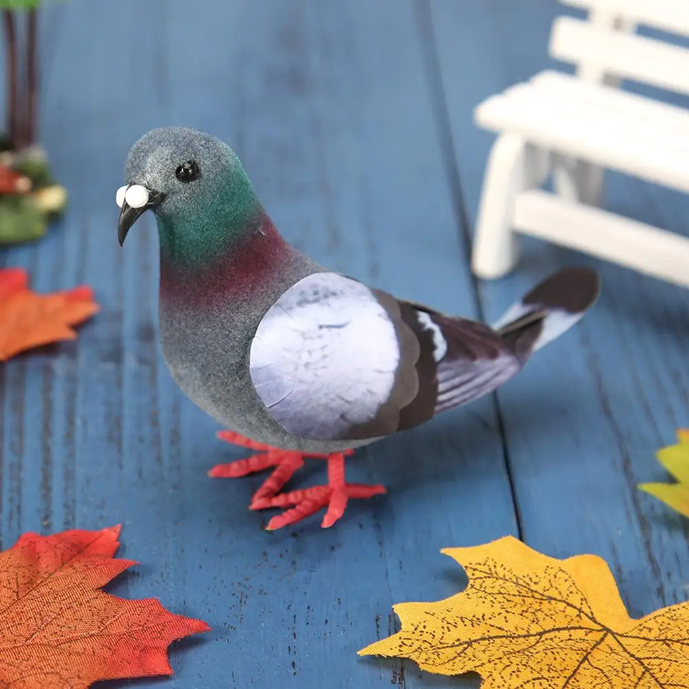 

Модель голубей из пенопласта, Искусственная Имитация птиц, садовое украшение, домашнее животное, миниатюрное украшение