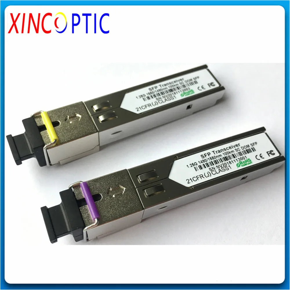 1 пара 25G 1310/1 25 нм 40 км DDM LC BIDI SFP и 1490G Одномодовый Simplex WDM /Нм 80KM